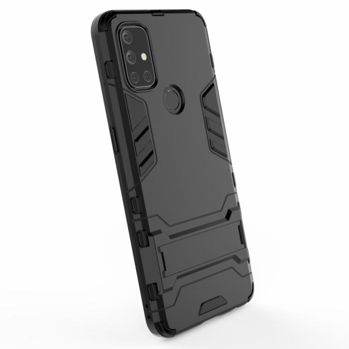 OEM - Kick-Stand Mobilskal till Oneplus Nord N10 5G - Svart