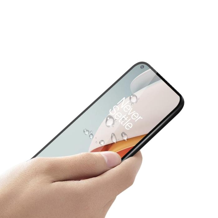 Mocolo - MOCOLO Härdat Glas Skärmskydd Oneplus Nord N100 - Svart