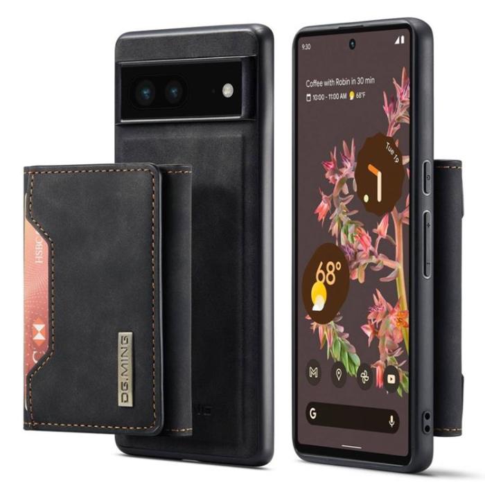DG.MING - DG.MING Google Pixel 7 Plånboksfodral M2 Detachable - Svart