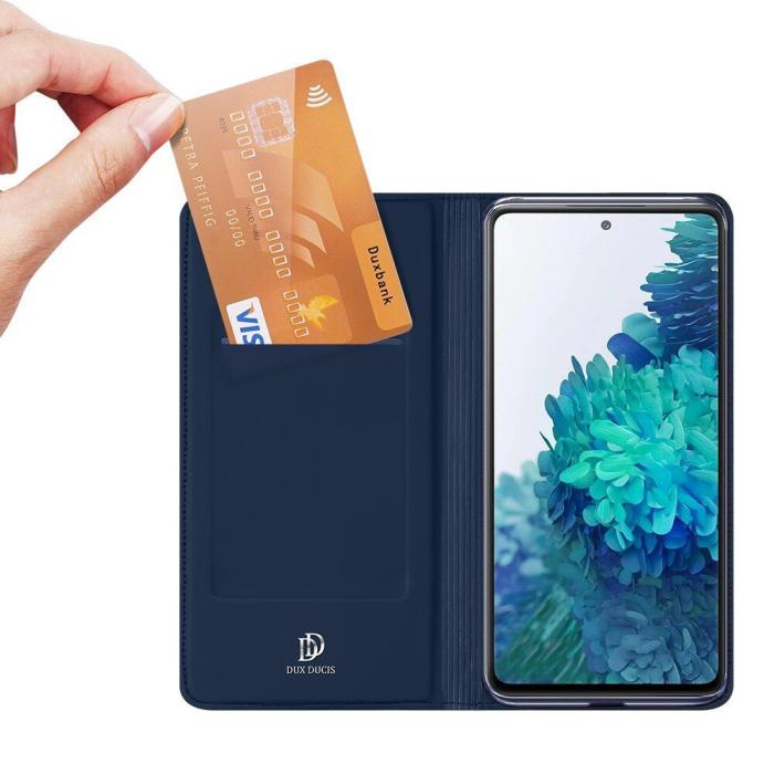 UTGATT5 - DuxDucis Skin Pro Plånboksfodral Galaxy S20 FE - Rose Gold