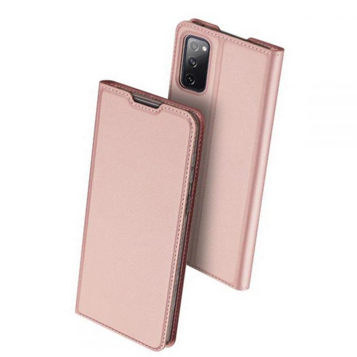 UTGATT5 - DuxDucis Skin Pro Plånboksfodral Galaxy S20 FE - Rose Gold
