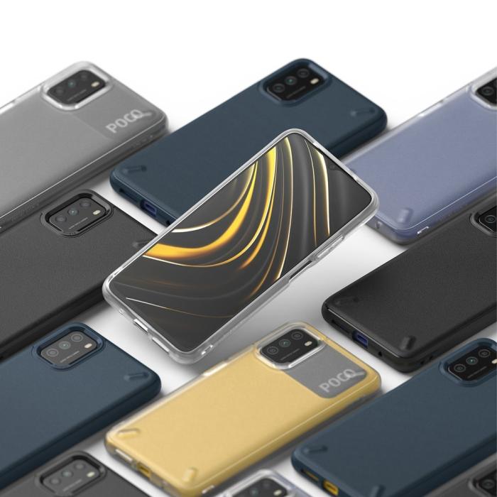 Ringke - Ringke Onyx Durable Skal Xiaomi Poco M3 - Navy Blå