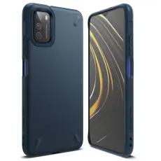 Ringke - Ringke Onyx Durable Skal Xiaomi Poco M3 - Navy Blå