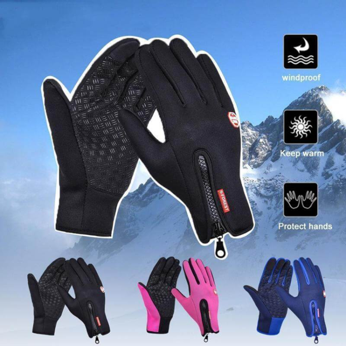 OEM - Vattenavvisande touchvantar / handskar - Large - Svart