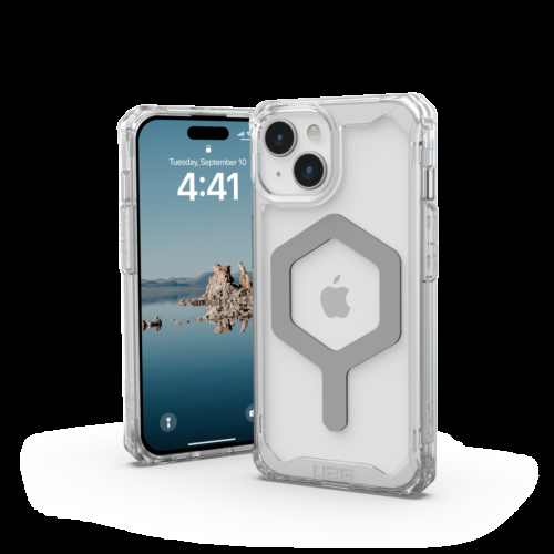 UAG iPhone 15 Plus Mobilskal Magsafe Plyo - Ice/Silver | 2353 | AlltMobil