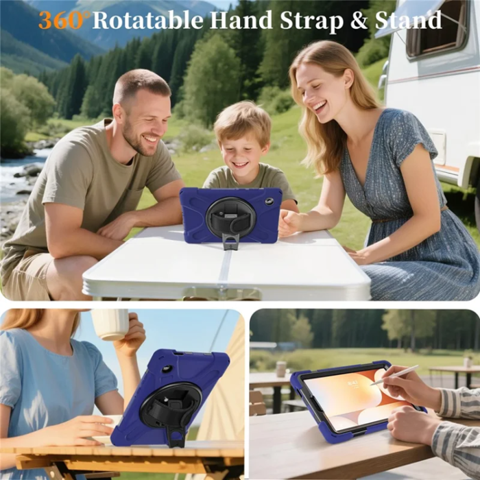 A-One Brand - Galaxy Tab A11 Mobilskal Kickstand Silikon Axelrem