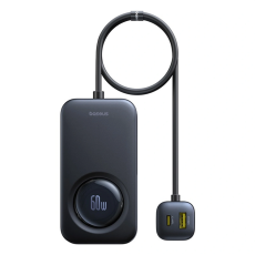 BASEUS - Baseus Billaddare 60W med Integrated Kabel PrimeTrip VW1 - Svart