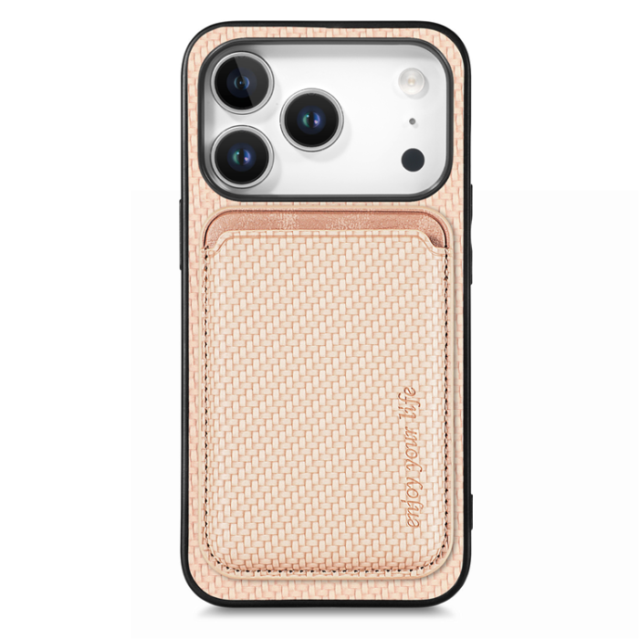 A-One Brand - iPhone 17 Pro Mobilskal Detachable Korthållare - Khaki