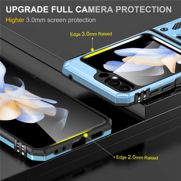 A-One Brand - Galaxy Z Flip7 FE/Z Flip6 Mobilskal Armor Kickstand