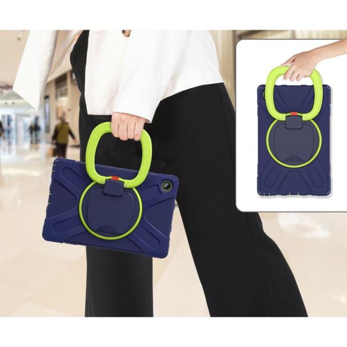 UTGATT1 - Lenovo Tab M10 Plus 10.6 3rd Gen Skal X-Armor - Navy/Lime