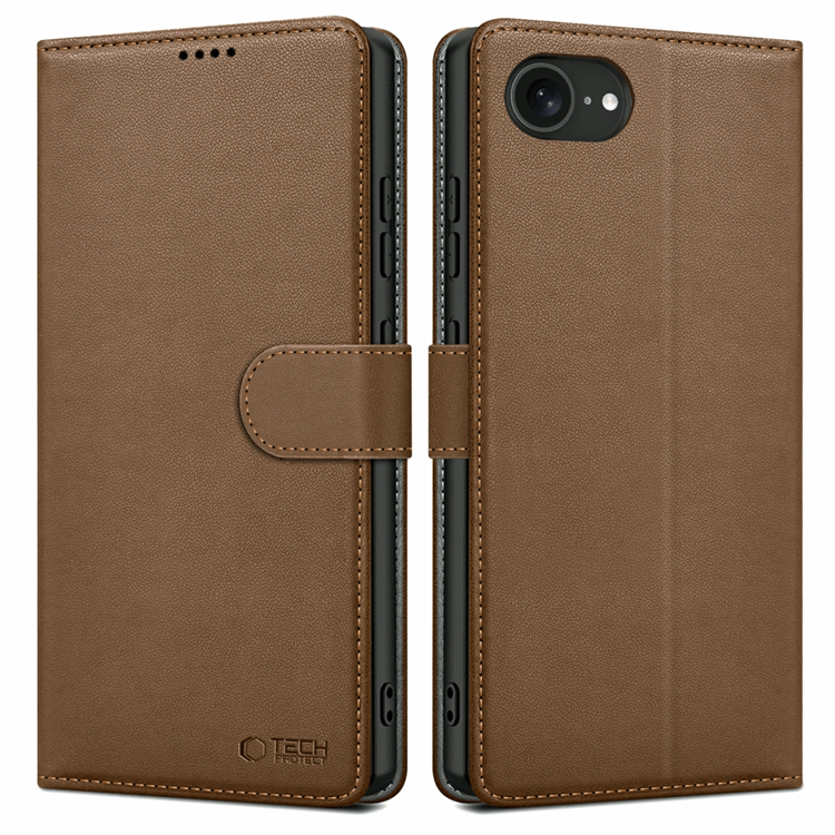 Tech-Protect iPhone 16e Plånboksfodral - Brun | 2353 | AlltMobil
