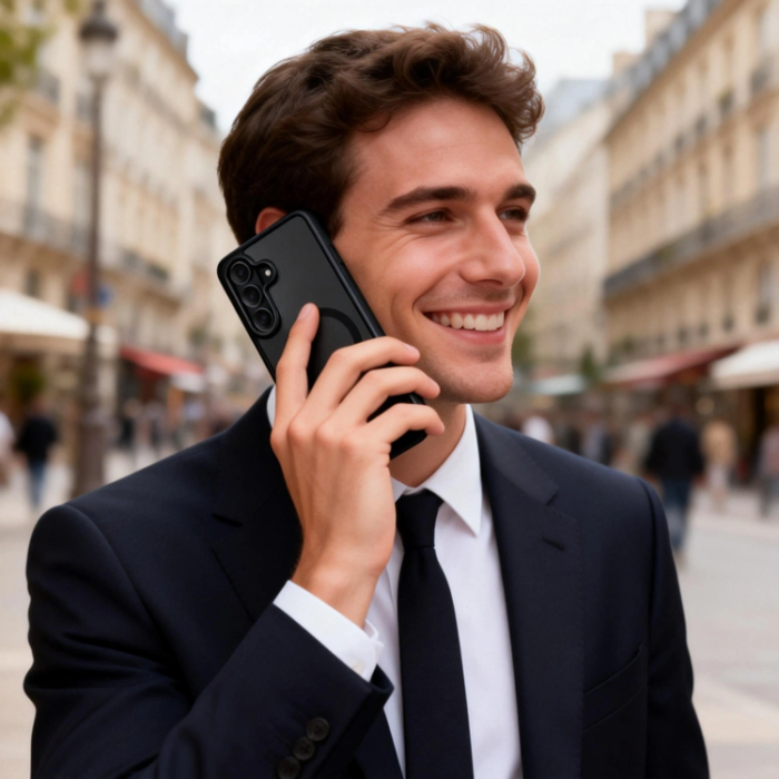 Tech-Protect - Tech-Protect Mobilskal För Galaxy S26 Plus Magsafe Magmat - Svart/Clear