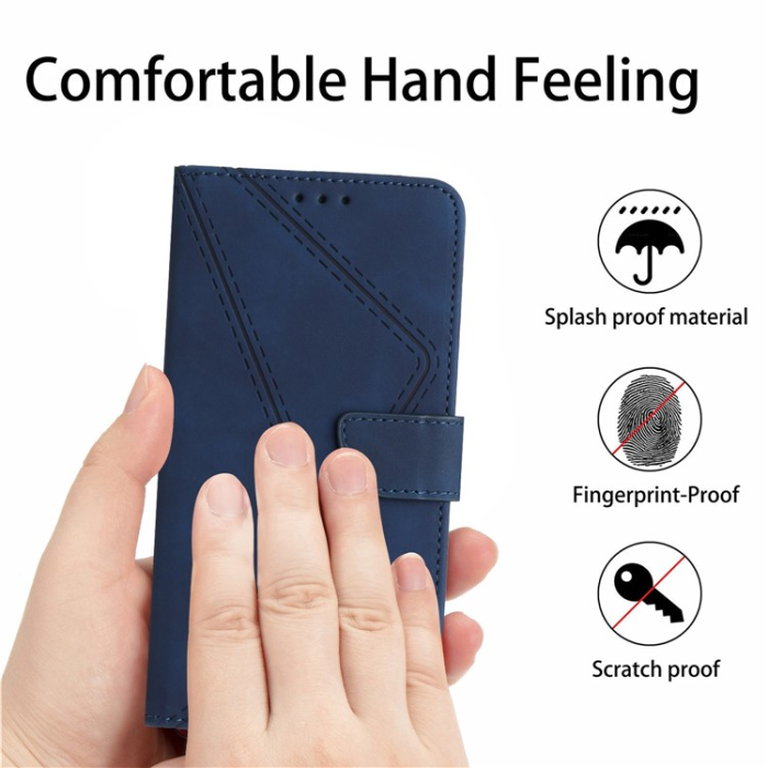A-One Brand - Sony Xperia 1 VII Plånboksfodral Skin Touch Lines Imprinted