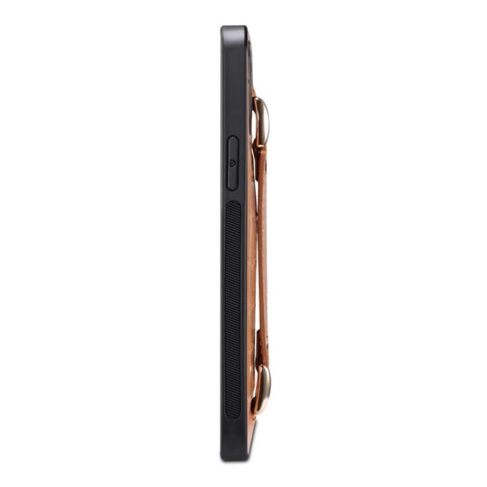 OEM - iPhone 14 Pro Skal Korthållare Crocodile - Grön