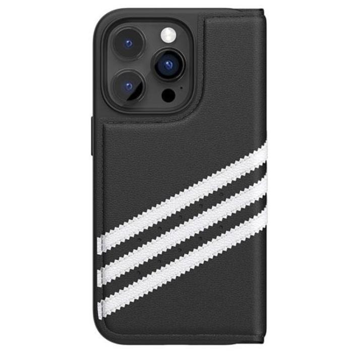 Adidas - Adidas iPhone 14 Pro Plånboksfodral OR PU - Svart/Vit