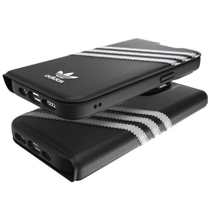 Adidas - Adidas iPhone 14 Pro Plånboksfodral OR PU - Svart/Vit