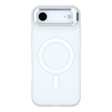 A-One Brand - iPhone Air Mobilskal MagSafe Lins Kickstand - Transparent Vit