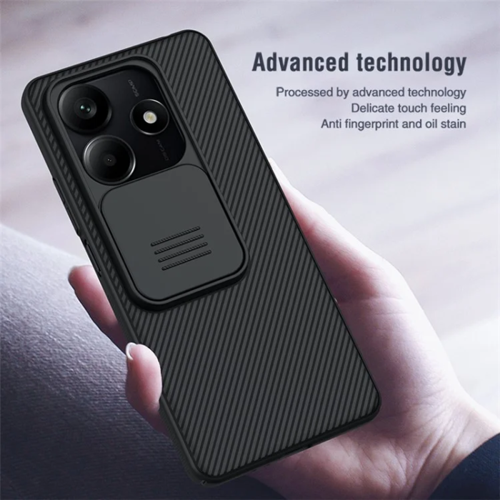 Nillkin - Nillkin Xiaomi Redmi Note 14 5G Mobilskal Camshield - Blå