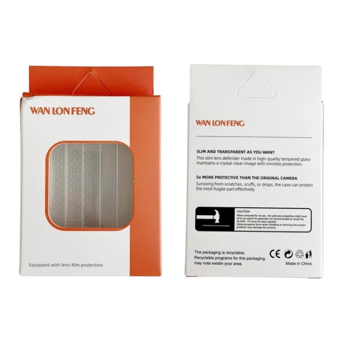A-One Brand - Wanlonfeng iPhone 17 Plastfilm Kameralinsskydd - Transparent