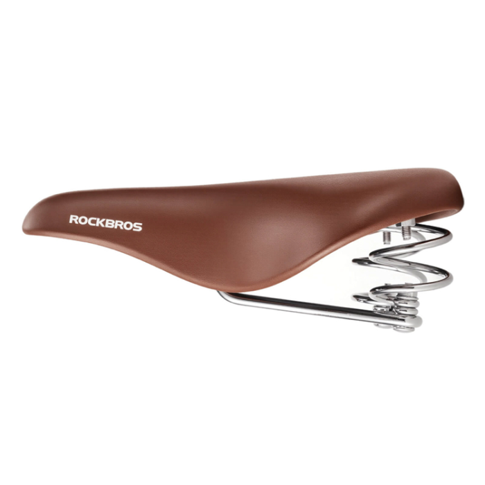 Rockbros - Rockbros Retro komfortcykelsadel 6800S - Brun
