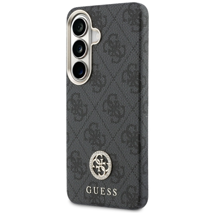 Guess - Guess Mobilskal För Galaxy S26 MagSafe 4G Rhinestone Round Logo