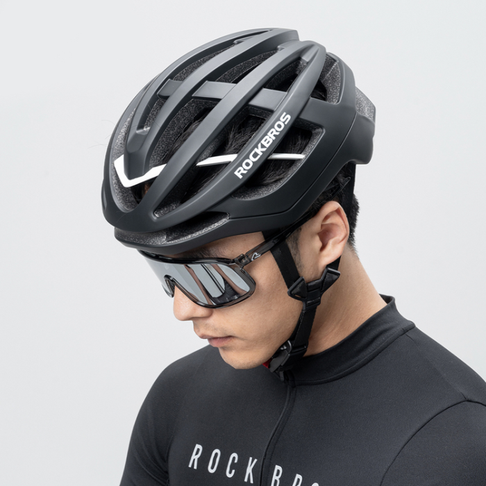 Rockbros - Rockbros Cykelhjälm L 58-61 cm HC-58BK-L - Svart/Grå