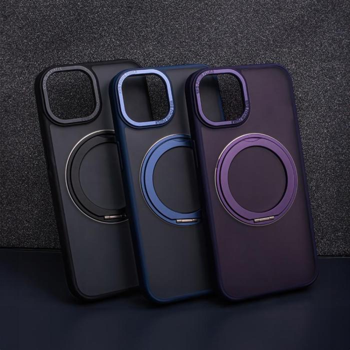 OEM - Mag Ring Roterande Skal iPhone 13 Pro Lila