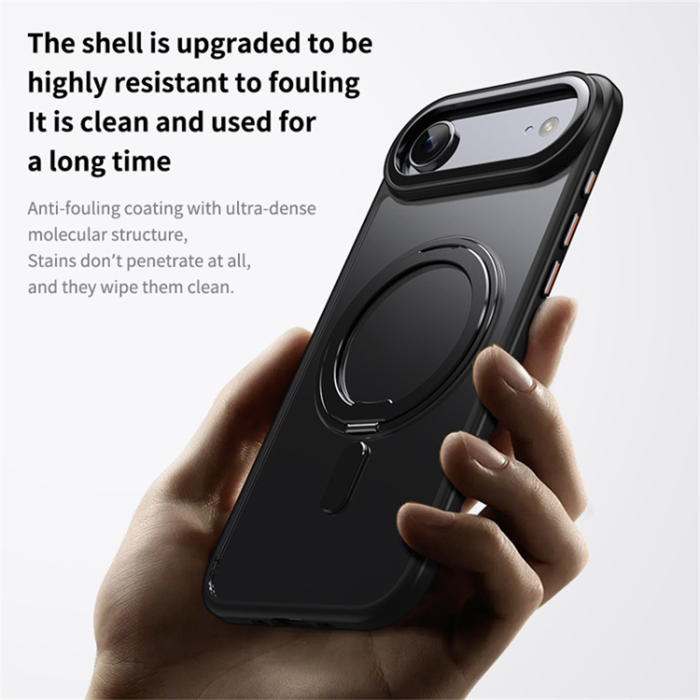 A-One Brand - iPhone 17 Air Mobilskal MagSafe Kickstand Matte - Blå