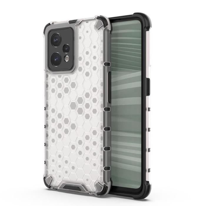 UTGATT1 - Realme 9 Pro Plus Skal Honeycomb Armored - Vit