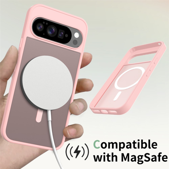 A-One Brand - Google Pixel 10 Pro XL Mobilskal MagSafe Skin Touch - Rosa