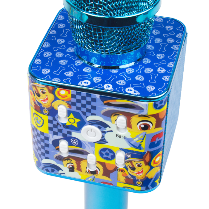 PAW PATROL - Paw Patrol Karaoke Bluetooth-Mikrofon med Högtalare - Blå