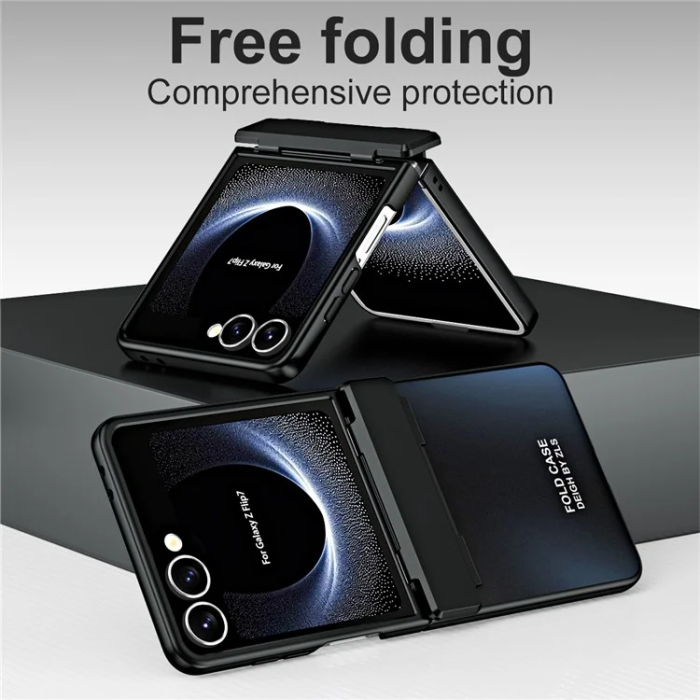 A-One Brand - Galaxy Z Flip7 Mobilskal Electroplating - Svart