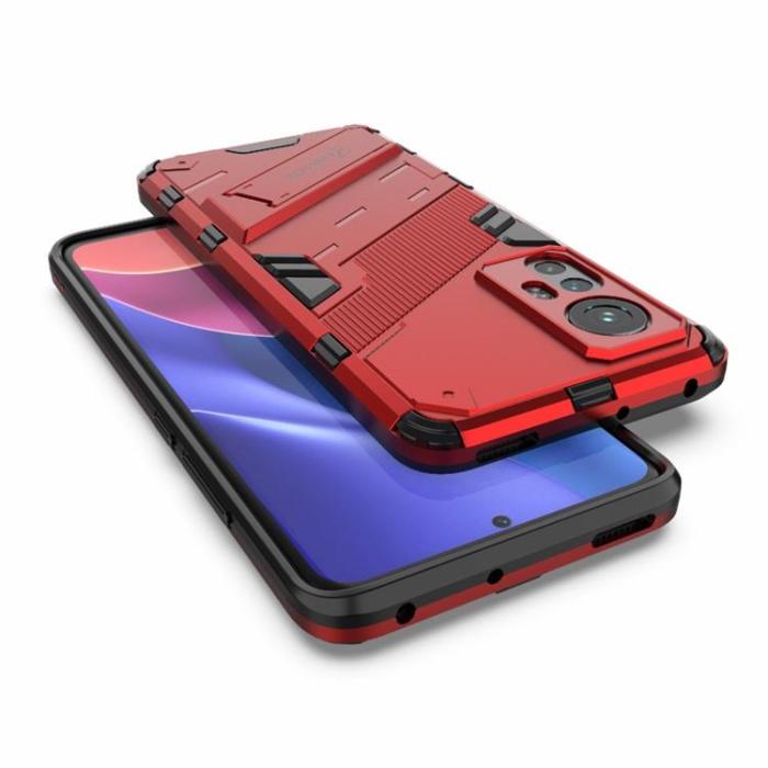 OEM - Kickstand Anti-Fall Skal Xiaomi 12 Pro - Röd