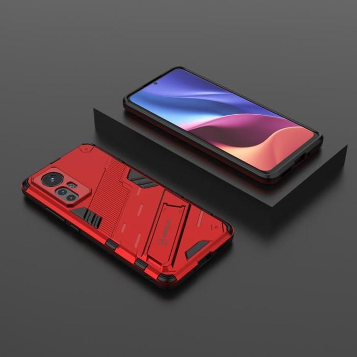 OEM - Kickstand Anti-Fall Skal Xiaomi 12 Pro - Röd