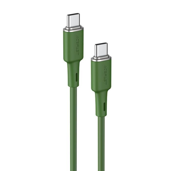 Acefast - Acefast USB-C till USB-C kabel 60W 1.2m - Grön