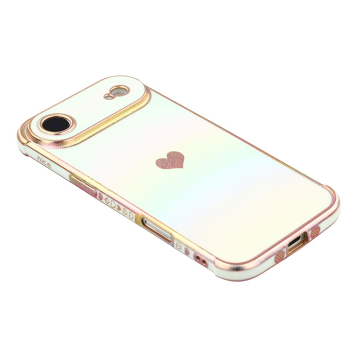 A-One Brand - iPhone Air Mobilskal Dazzling Color Electroplated TPU - Vit