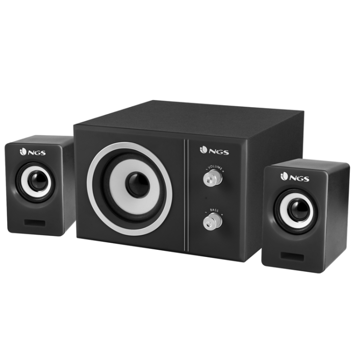 UTGATT1 - NGS SB150 PC HP Out Högtalare 2.1 20W Jack USB-drive