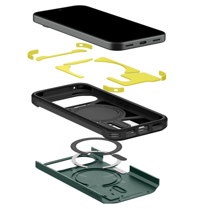 Spigen - Spigen Mobilskal För Google Pixel 11 Magsafe Tough Armor - Abyss Grön