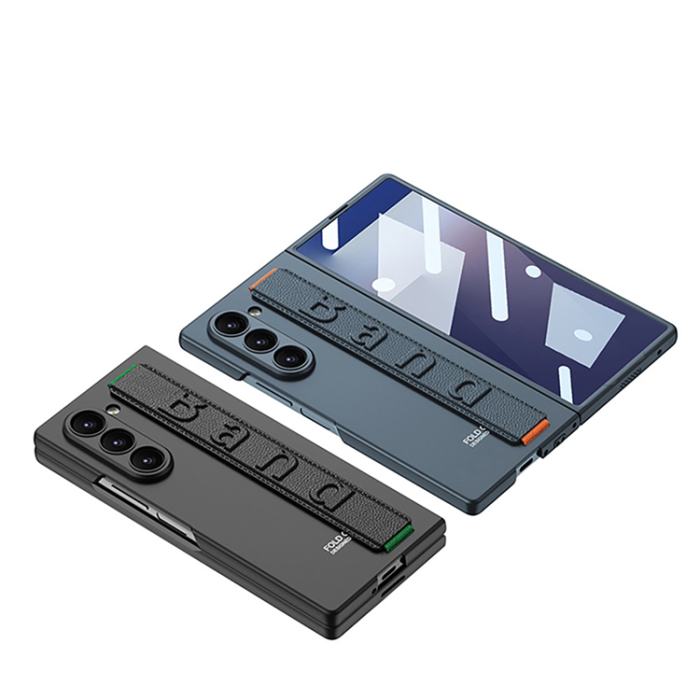 GKK - GKK Galaxy Z Fold 7 Mobilskal Handrem Med Fram Härdat Glas
