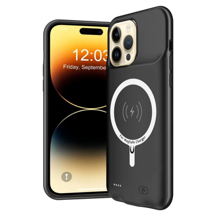 A-One Brand - iPhone 14 Pro Max Batteriskal 8500mAh D98S - Svart