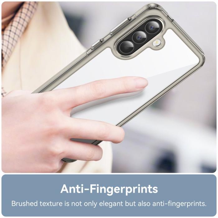 OEM - Mobilskal till Samsung Galaxy A57 TPU + Akryl Skydd - Transparent Grå