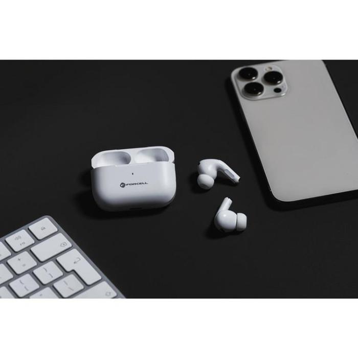 Forcell - Forcell Trådlösa In-Ear Hörlurar TWS F-Audio - Vit