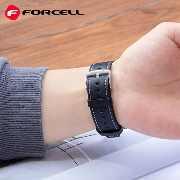 Forcell - Forcell Galaxy Watch 20mm Armband FS21 - Svart