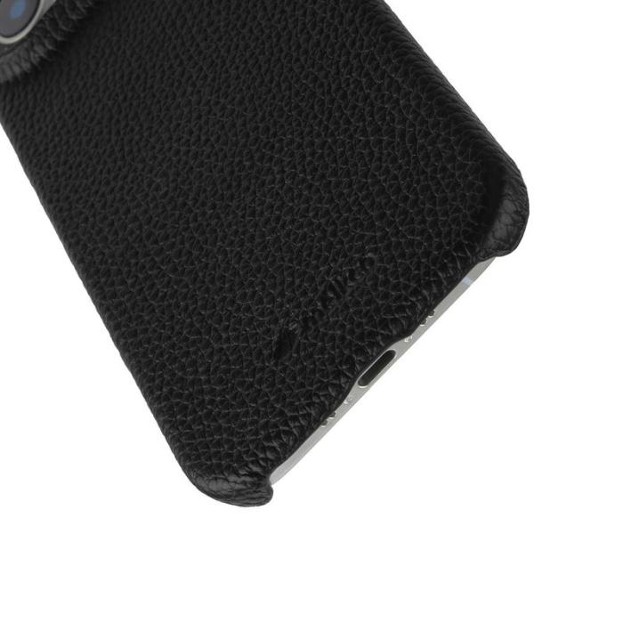 Melkco - MELKCO Mobilskal till iPhone Air Äkta Läder PC Svart