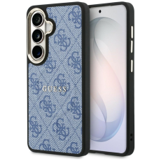 Guess - Guess Mobilskal F&ouml;r Galaxy S26 Plus MagSafe 4G Embossed Ring - Bl&aring;