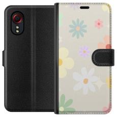 iSecrets - Pl&aring;nboksfodral till Samsung Galaxy Xcover 5 med fejdande blommor