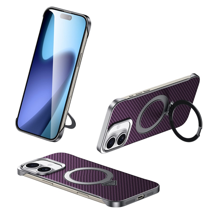 SULADA iPhone 17 Mobilskal MagSafe Kickstand - Lila | 2353 | AlltMobil