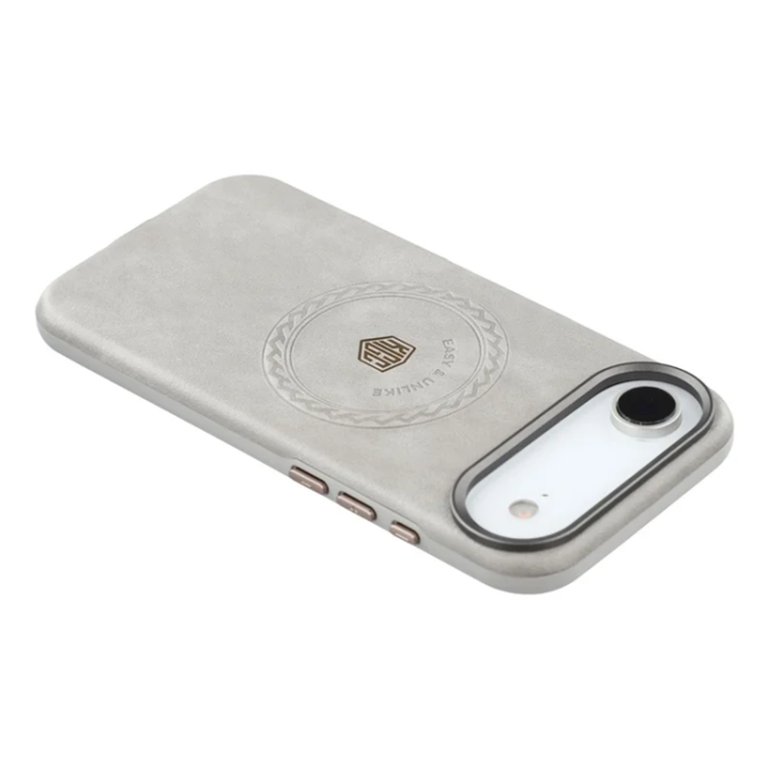 KIGC - KIGC iPhone Air Mobilskal Magsafe Läder - Grå