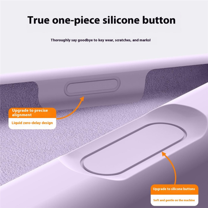 A-One Brand - iPhone 17 Pro Max Mobilskal Silikon Microfiber Lining Liquid