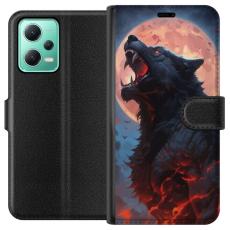 iSecrets - Pl&aring;nboksfodral till Xiaomi Redmi Note 12 med Ylande varg